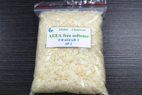 AEEA Free Fabric Softener Flakes For Textile Finishing Softening