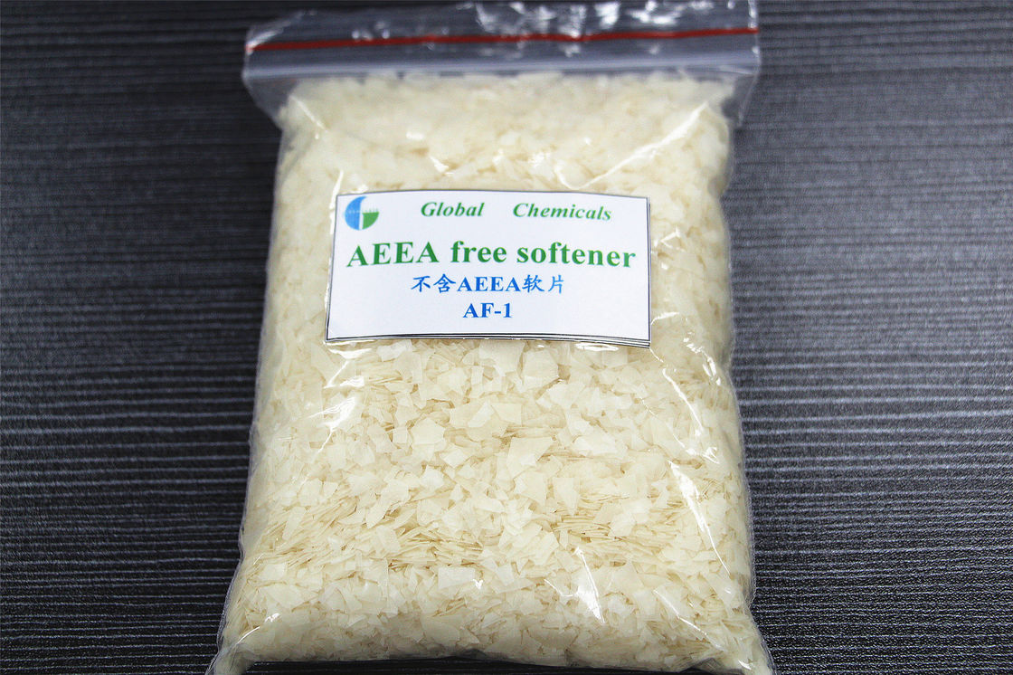 AEEA Free Fabric Softener Flakes For Textile Finishing Softening