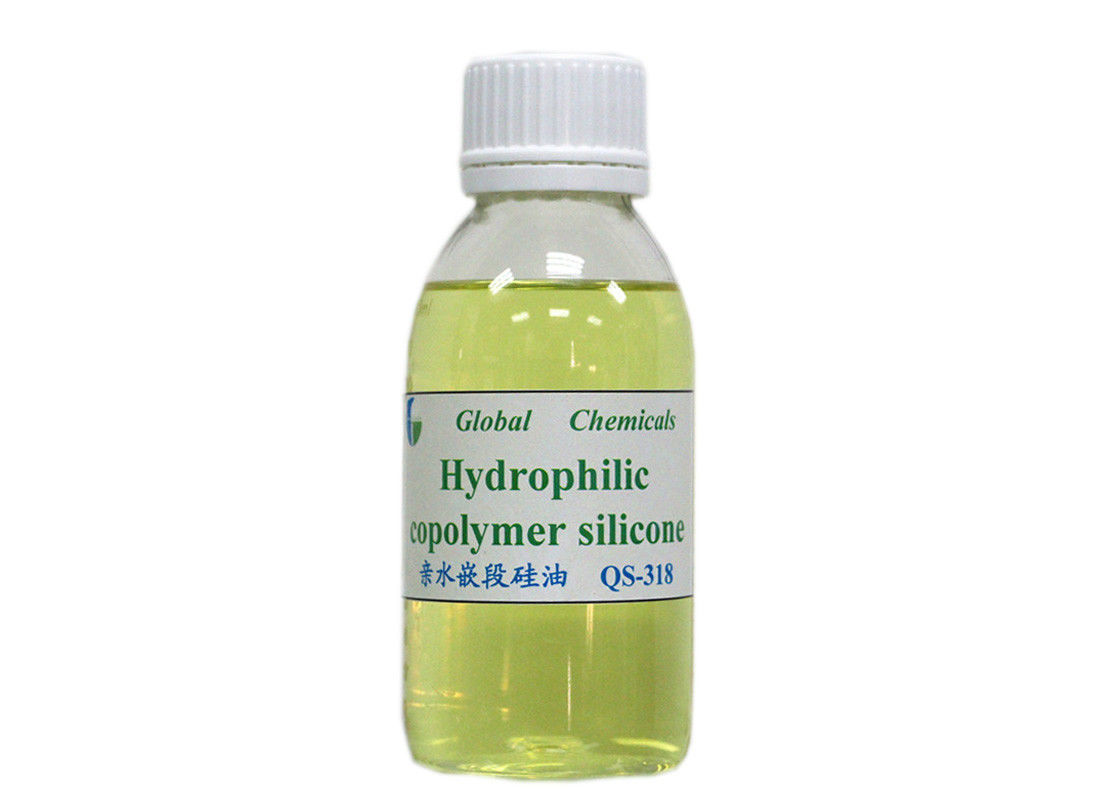 Tốt Hydrophilicity Amino Copolymer Silicone dầu cho khăn vải QS - 318