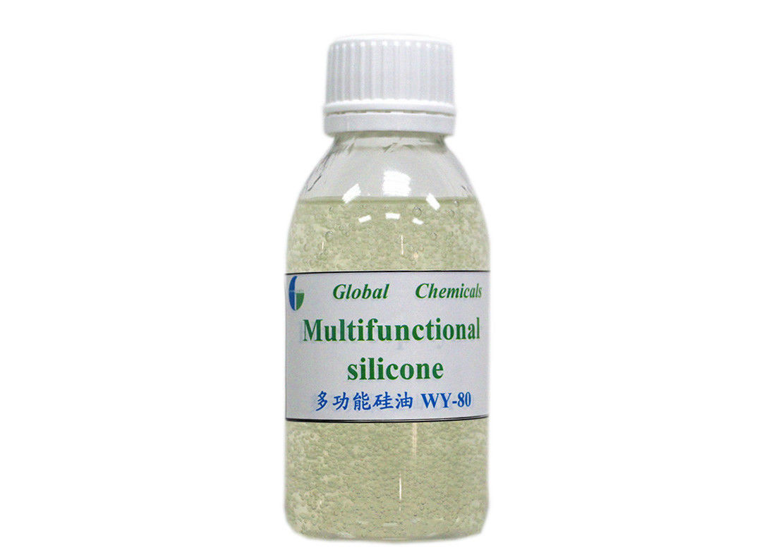 Multifunctional Amino Silicone Oil HWY - 80 For Dyeing House / Washing Plant