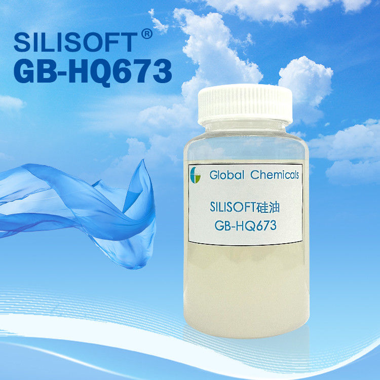 Super-Soft-Smooth Softener SILISOFT GB-HQ673 Cung cấp cho vải độ mềm tuyệt vời với cảm giác tay mịn và trượt tốt