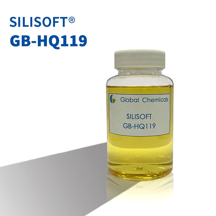 SILISOFT GB-HQ119 silicone hydrophilic nồng độ cao cho việc hoàn thiện tay cầm của vải bông & T / C vải in