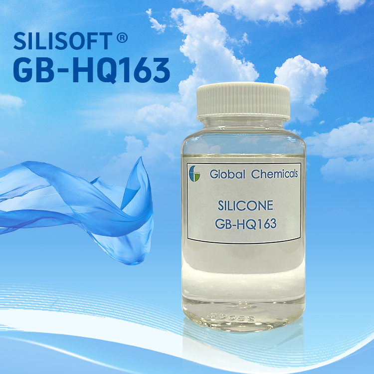 Đẹp & mềm Hydrophilic silicone SILISOFT GB-HQ163 Rất thấp màu vàng, không ảnh hưởng đến màu trắng và màu sắc của các loại vải