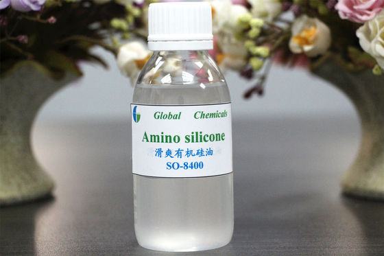 Dầu silicon amino cationic yếu SO -8400 Series cho vải trộn