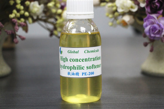 Cationic High Concentration Hydrophilic phụ kiện dệt may làm mềm PE -200