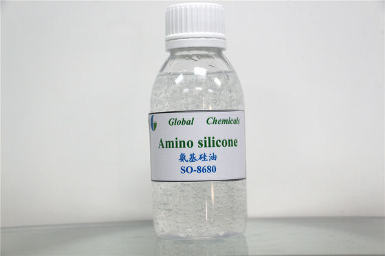 Amino silicone dầu làm mềm Cationic yếu với 5 ~ 8 PH trong hiệu suất cao