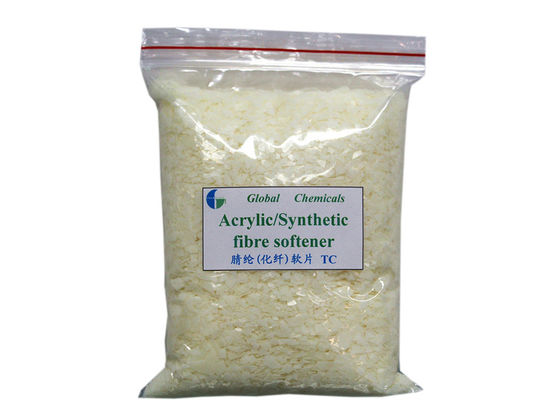 Acrylic / Synthetic Fiber Softener Flakes hòa tan trong nước nóng với độ mềm tốt