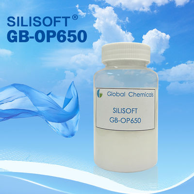 Hóa chất Chất phụ trợ Chất làm sáng mịn GB-OP650 Macro Oxosilane cho Da, Denim và Sợi