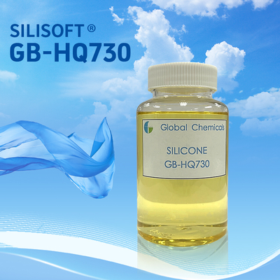 Silky silicone SILISOFT GB-HQ730 được sử dụng để hoàn thiện mịn và mềm của sợi tự nhiên, sợi tổng hợp và hỗn hợp của chúng