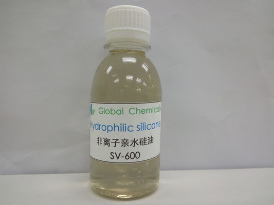 Soft And Smooth Nonionic Hydrophilic Silicone SV-600 Để hoàn thiện T / C, Nylon