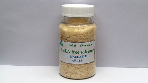AF - 11S Vỏ mềm hóa cation yếu và chất làm mềm miễn phí AEEA cho dệt may