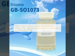 Dầu silicon đồng polymer dễ dàng nhũ hóa GB-SO1073, chất làm mềm tuyệt vời & chất trượt tốt cho vải bông và hỗn hợp bông / PES