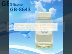 Độ ổn định cao Silicone Hydrophilic SILISOFT GB-8643 Đối với vải nhà bông tinh khiết dệt, vải in phản ứng, vải in lớp phủ, vải in rayon
