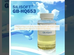 SILISOFT GB-HQ653 với màu vàng thấp không ảnh hưởng đến màu sắc của vải