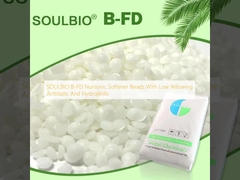 SOULBIO B-FD Các hạt làm mềm không ion với khả năng chống tĩnh điện và ưa nước có màu vàng thấp