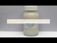 Chất đa hoạt tính Cation yếu Amino silicone Milky White Plush Finishing Agent KY - 123