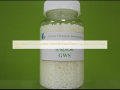 Màu vàng nhạt RT-D Cationic Softener Flakes Pearl Cho áo sơ mi và áo khoác GWS
