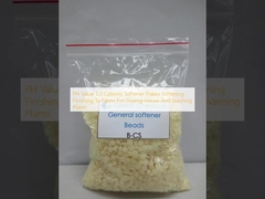 Giá trị PH 3.0 Cationic softener flakes làm mềm kết thúc để vải cho nhuộm nhà và nhà máy giặt