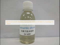 Soft And Smooth Nonionic Hydrophilic Silicone SV-600 Để hoàn thiện T / C, Nylon