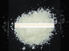 Cationic Instant Dissolving Non-Ionic Softener Wax RT Đối với bông