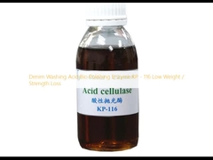 Denim rửa axit Bio polishing enzyme KP - 116 Mức giảm trọng lượng / giảm sức mạnh