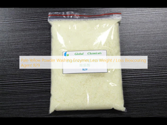 Bột màu vàng nhạt Enzymes rửa ít trọng lượng / mất mát Bioscouring Agent 829