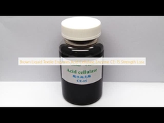 Enzyme dệt may lỏng màu nâu Enzyme acid cellulase Enzyme CE-1S Mất sức mạnh