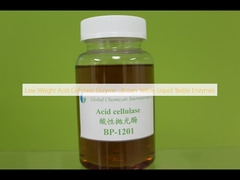 Enzyme Cellulase axit thấp, Enzyme dệt may lỏng màu nâu vàng