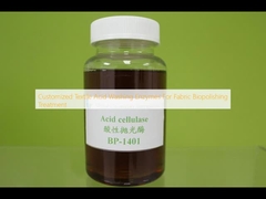 Enzyme giặt axit dệt may tùy chỉnh để xử lý Biopolishing vải