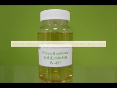 Enzymes Wide-pH Celllulase W-62 / W-83 trong dệt may màu vàng nâu