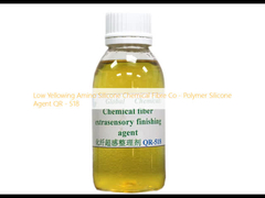 Chất xơ hóa học silicon amino màu vàng thấp - Polymer Silicone Agent QR - 518