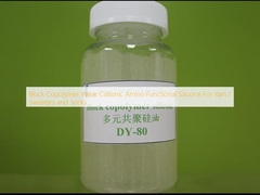 Block Copolymer Cationic Amino Functional Silicone yếu cho Yam / áo len và vớ