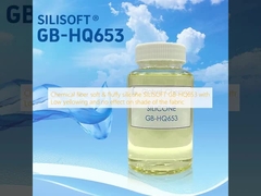 SILISOFT GB-HQ653 với màu vàng thấp và không ảnh hưởng đến màu sắc của vải