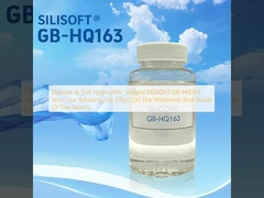 Đẹp & mềm Hydrophilic silicone SILISOFT GB-HQ163 Rất thấp màu vàng, không ảnh hưởng đến màu trắng và màu sắc của các loại vải